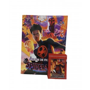 Combo 20 sobres de Figuritas + álbum Spiderman