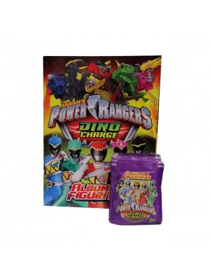 Combo 50 Figus + álbum Power Rangers