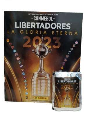 Combo 20 sobres de Figuritas + álbum Copa Libertadores 2023
