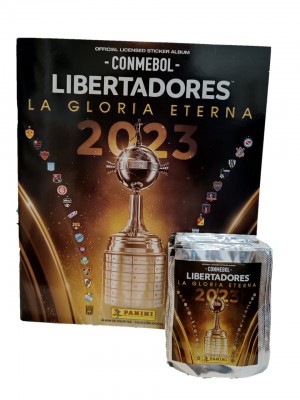 Combo 50 sobres de Figuritas + álbum Copa Libertadores 2023