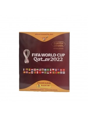 Álbum Mundial Qatar 2022 con sello de campeones